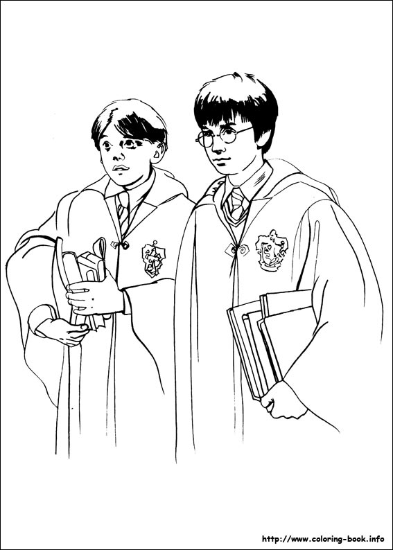 Pobarvanka Harry Potter
