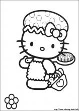 Pobarvanka Hello Kitty