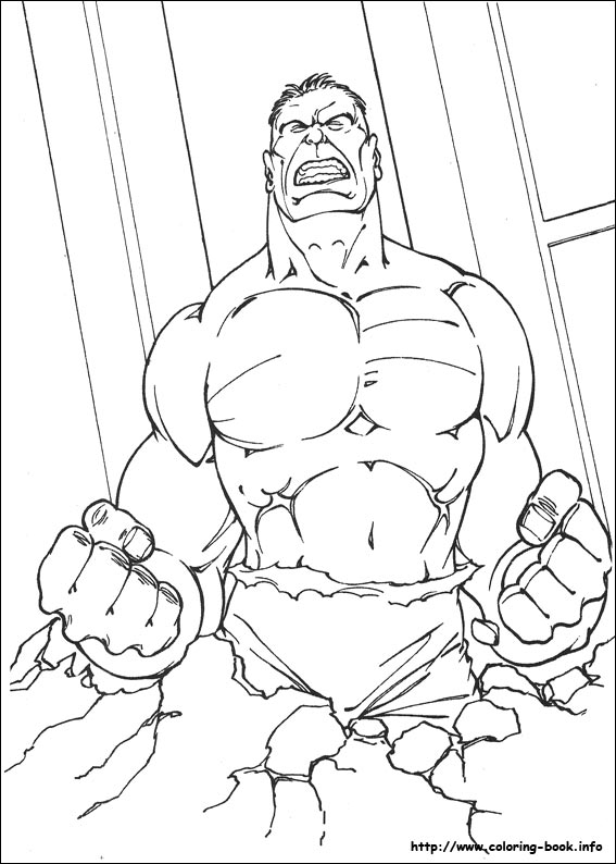 Pobarvanka Hulk