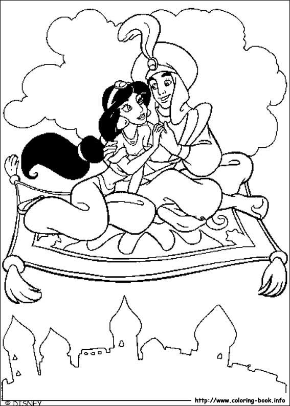 Pobarvanka Aladin