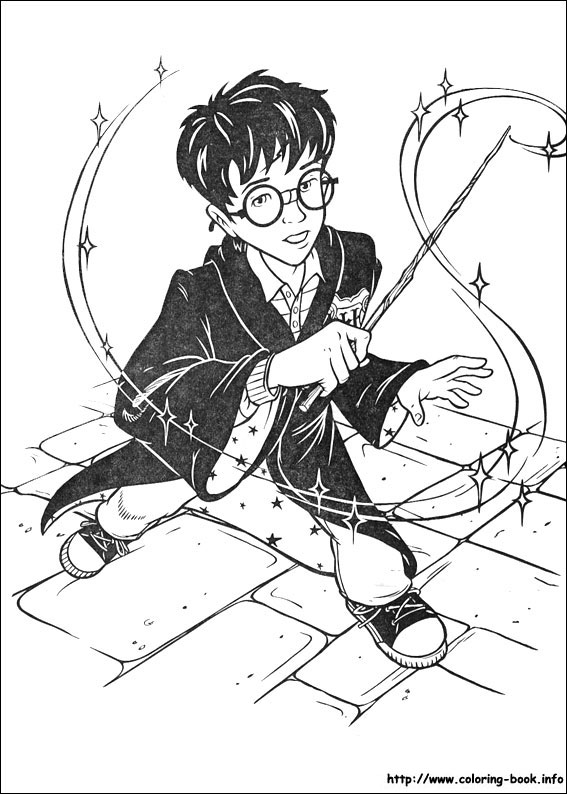 Pobarvanka Harry Potter