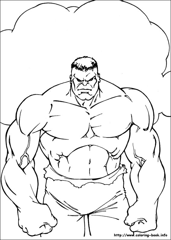 Pobarvanka Hulk