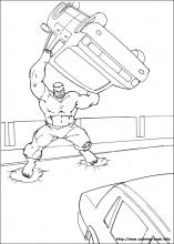 Pobarvanka Hulk